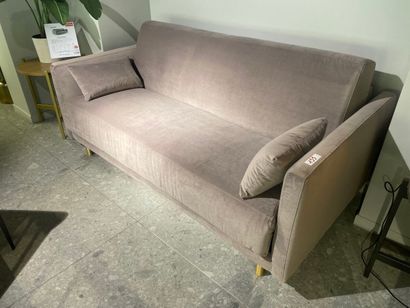 Canapé LUCAS convertible. Sommier acier renforcé...