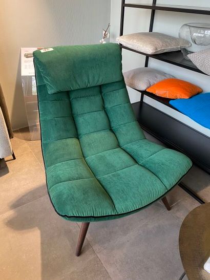 1 Fauteuil fixe LULEA. 86 x 105 x 100 cm,...