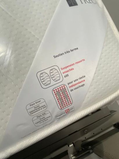 1 Matelas TRECA ressorts ensachés pour lit...
