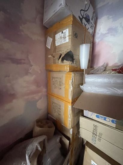 STOCK de (+/-) 13 cartons de consommables...