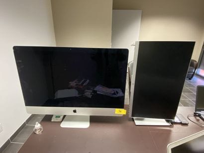 - 1 IMAC
- 1 moniteur HP

VENTE AUX ENCHERES...