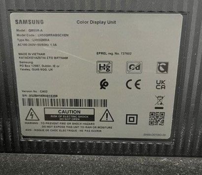 1 écran SAMSUNG QM55R-A (Ref. 20)

VENTE...