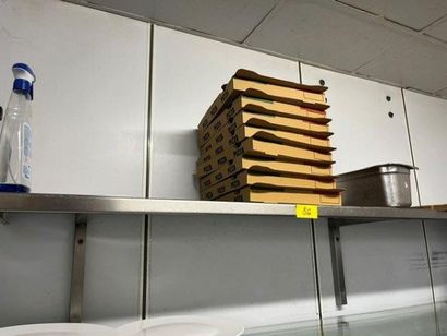1 étagère inox 220x35cm (Lot situé cuisine...