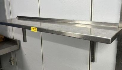 1 étagère GOLD INOX 120x35cm (Lot situé cuisine...