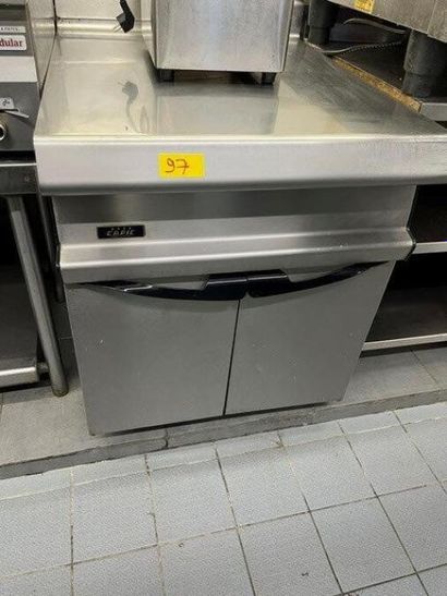 1 meuble 2 tiroirs inox d'appoint CAPIC (Lot...