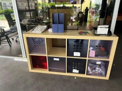 - 1 toile imprimé fleur
- 1 armoire métallique
-...