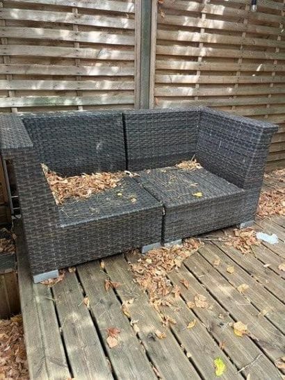 8 fauteuils de jardin (Lot situé terrasse)...