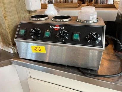 1 bain marie à topping KRAMPOUZ (Lot situé...