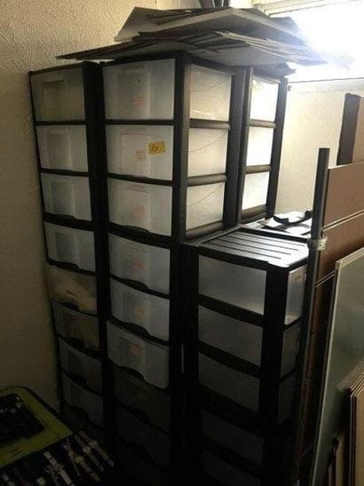 (+/-) 50 boîtes à tiroir PVC empilables (Lot...