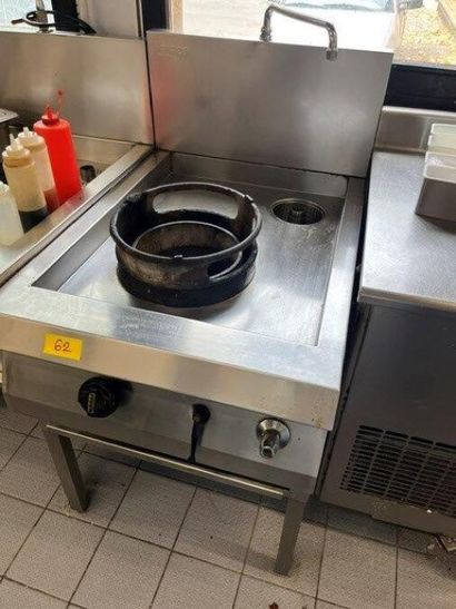 1 plaque feu work inox 60x90cm avec siphon...