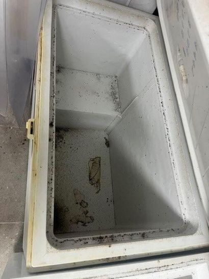 - 4 congélateurs coffres
- 1 réfrigérateur...