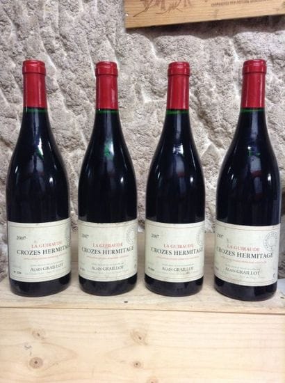4 bouteilles : CROZES HERMITAGE 