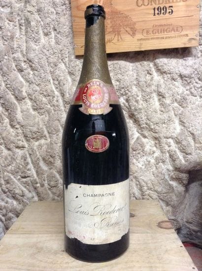 1 jéroboam : CHAMPAGNE LOUIS ROEDERER 1945...