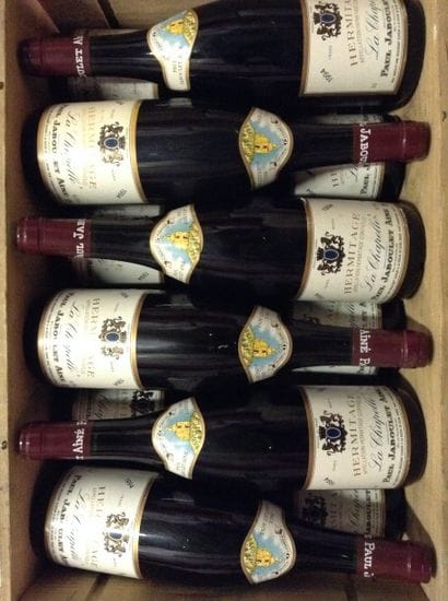 12 bouteilles : HERMITAGE 