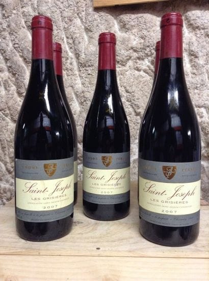 5 bouteilles : SAINT-JOSEPH 