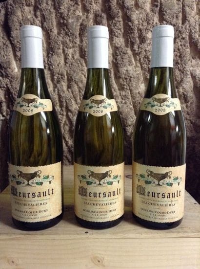 3 bouteilles : MEURSAULT 