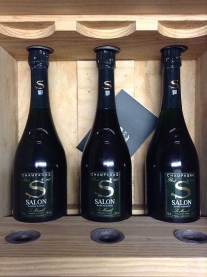 3 bouteilles : CHAMPAGNE SALON 