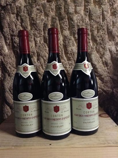 3 bouteilles : CORTON-CLOS DES CORTON GC...