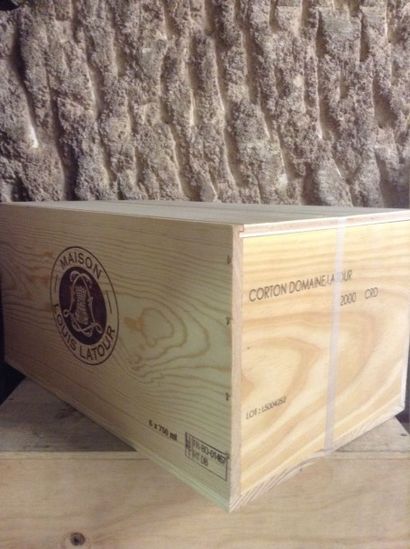 6 bouteilles : CORTON GC 2000 Domaine Louis...