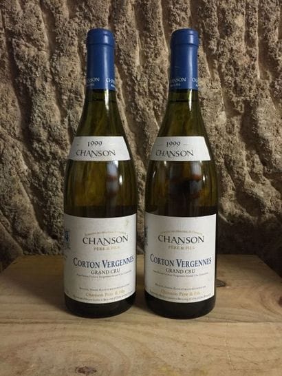 2 bouteilles : CORTON VERGENNES GC 1999 Chanson...