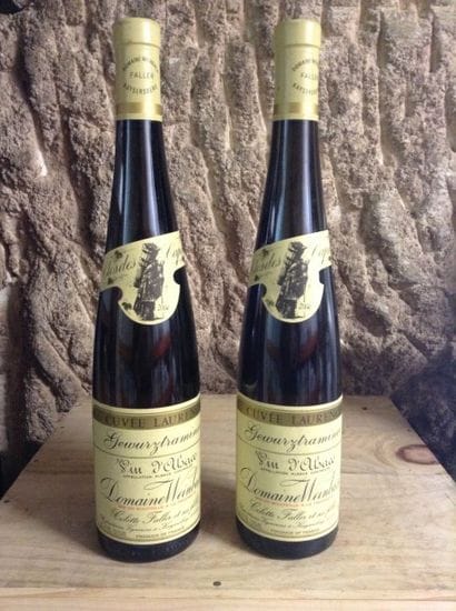 2 bouteilles : ALSACE GEWURZTRAMINER 