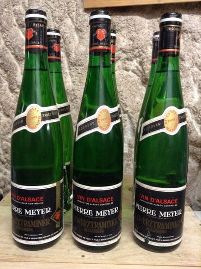 6 bouteilles : GEWURZTRAMINER 1998 Pierre...
