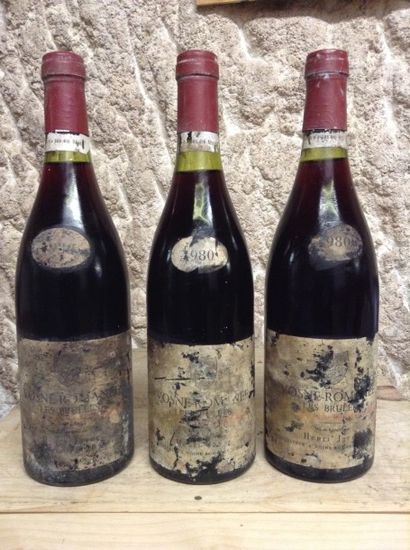 3 bouteilles : VOSNE-ROMANEE 