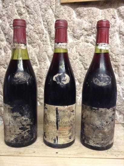 3 bouteilles : VOSNE-ROMANEE 