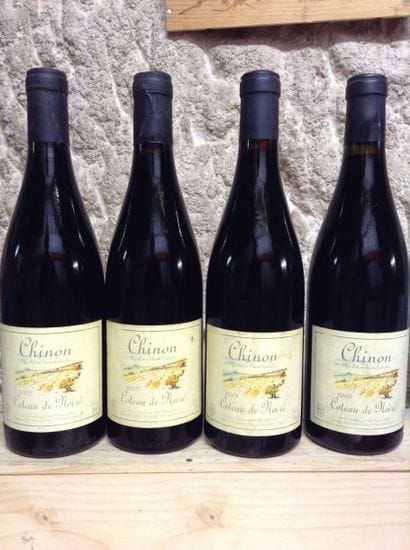 4 bouteilles : CHINON 