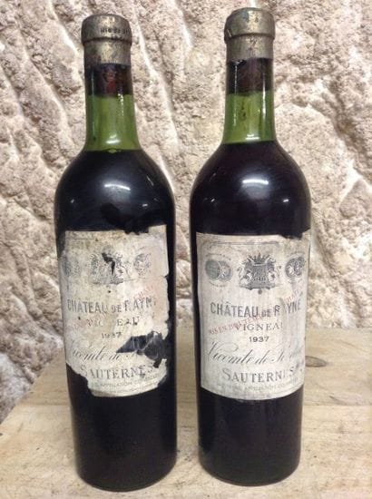 2 bouteilles : CHÂTEAU DE RAYNE VIGNEAU 1er...