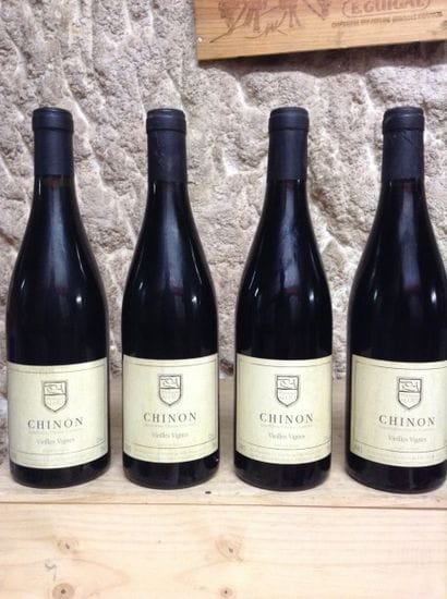 4 bouteilles : CHINON 