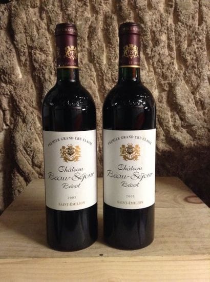 2 bouteilles : CHÂTEAU BEAUSEJOUR BECOT 1...
