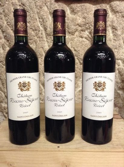 3 bouteilles : CHÂTEAU BEAUSEJOUR BECOT 1...