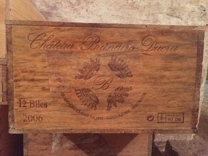 12 bouteilles : CHÂTEAU BRANAIRE DUCRU 4ème...