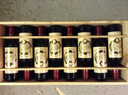 12 1/2 bouteilles : CHÂTEAU CANTIN GC Saint...