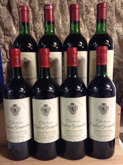 8 bouteilles : 4 CHATEAU CAPBERN GASQUETON...