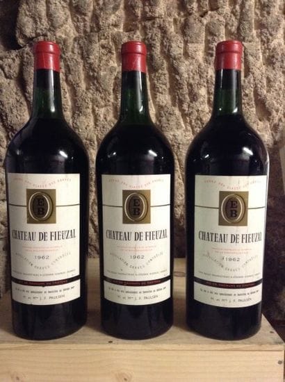 3 magnums : CHÂTEAU DE FIEUZAL CC Pessac...