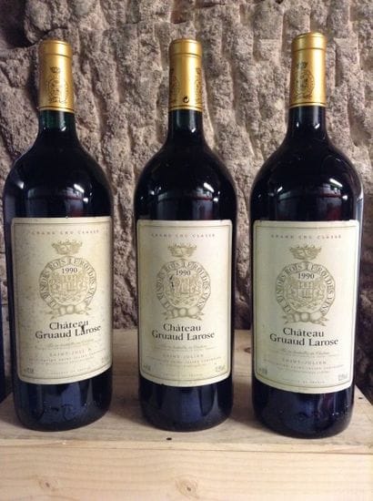 3 magnums : CHATEAU GRUAUD LAROSE 2ème GCC...