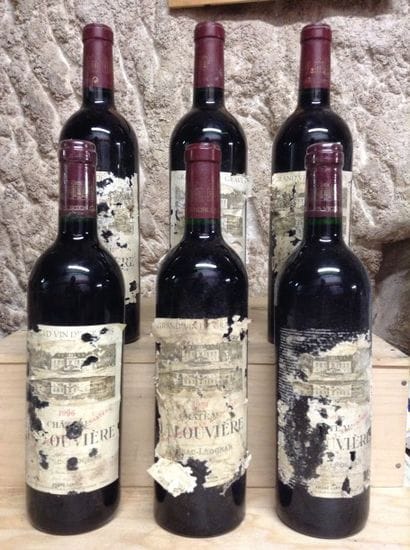6 bouteilles : CHÂTEAU LA LOUVIERE GCC Graves...
