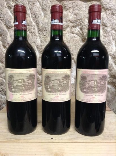 3 bouteilles : CHÂTEAU LAFITE ROTHSCHILD...