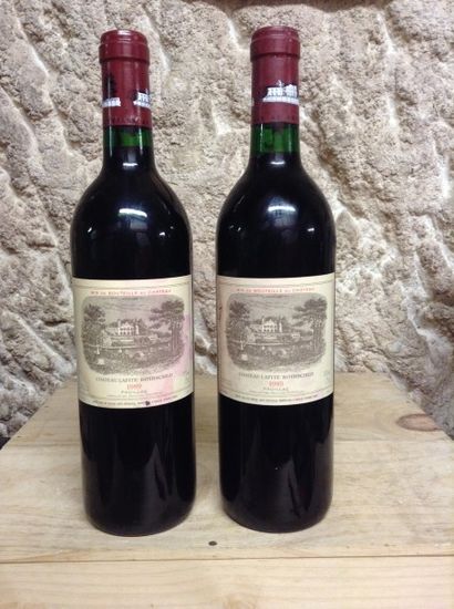 2 bouteilles : CHÂTEAU LAFITE ROTHSCHILD...