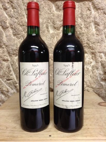 2 bouteilles : CHATEAU LAFLEUR Pomerol 1995...