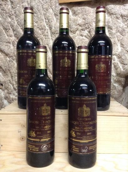 5 bouteilles : CHÂTEAU LAROSE TRINTAUDON...