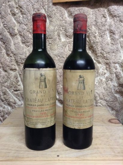 2 bouteilles : CHÂTEAU LATOUR 1er GCC Pauillac...