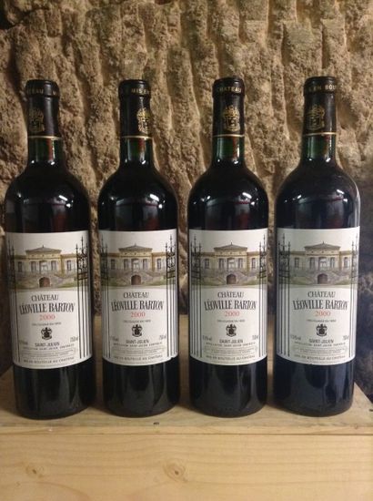 4 bouteilles : CHÂTEAU LEOVILLE BARTON 2ème...