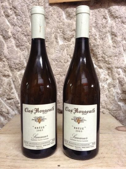 2 bouteilles : SAUMUR (Blanc) 