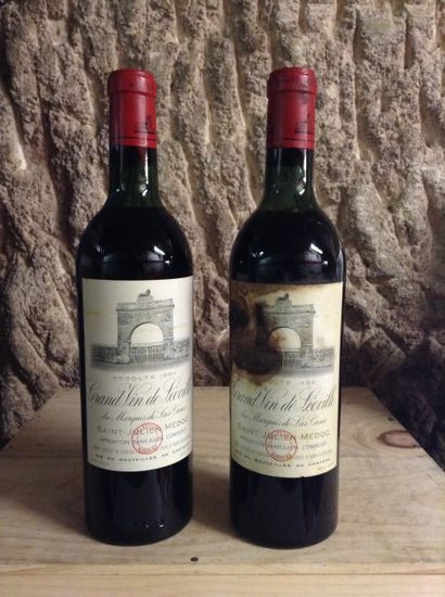 2 bouteilles : CHÂTEAU LEOVILLE LAS CASES...