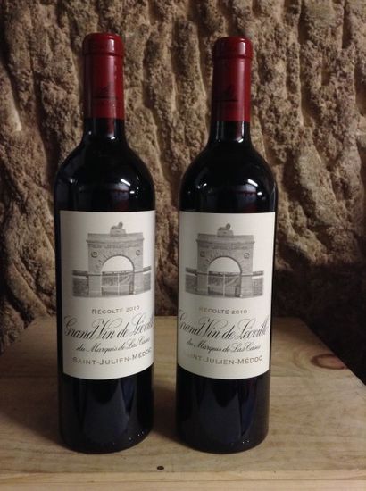 2 bouteilles : CHÂTEAU LEOVILLE LAS CASES...