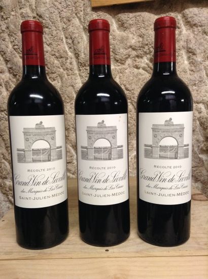 3 bouteilles : CHÂTEAU LEOVILLE LAS CASES...
