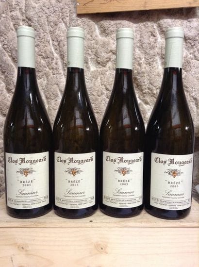 4 bouteilles : SAUMUR (Blanc) 